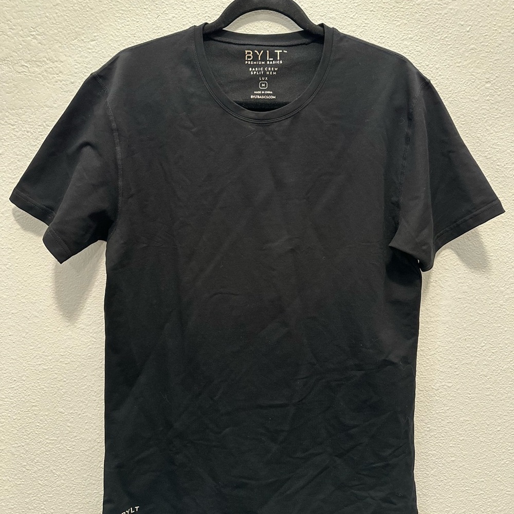 NEW BYLT LUX Split-Hem Shirt- M
